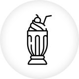 Strawberry milkshake